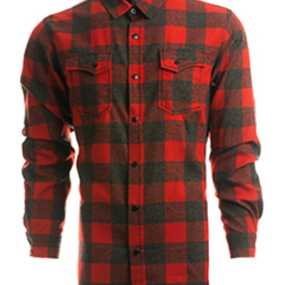 Men's Snap-Front Flannel Shirt Thumbnail