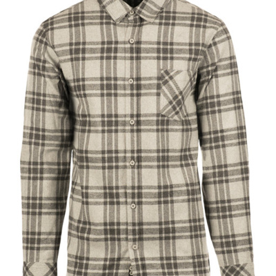 Woven Plaid Flannel With Biased Pocket Thumbnail