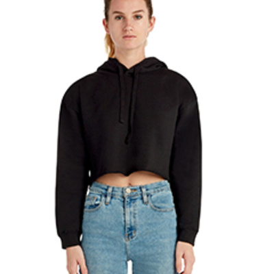 Ladies' Cropped Fleece Hoodie Thumbnail