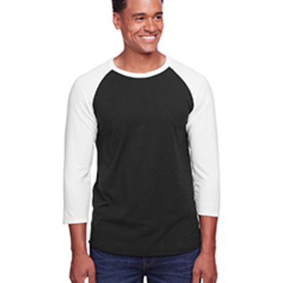 Unisex Three-Quarter Sleeve Raglan T-Shirt Thumbnail