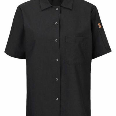 Women's Mimix™ Short Sleeve Cook Shirt with OilBlok Thumbnail