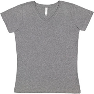 Ladies' V-Neck Fine Jersey T-Shirt Thumbnail