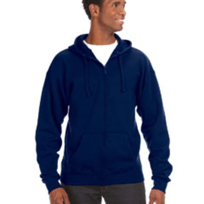 Adult Premium Full-Zip Fleece Hooded Sweatshirt Thumbnail