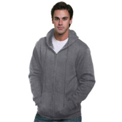 Adult USA Made Full-Zip Heavyweight Hooded Sweatshirt Thumbnail