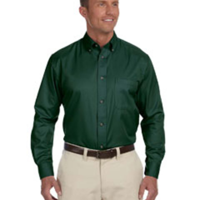 Men's Easy Blend™ Long-Sleeve Twill Shirt with Stain-Release Thumbnail
