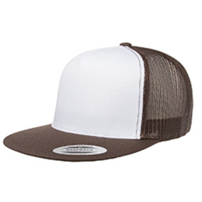 Adult Trucker with White Front Panel Cap Thumbnail