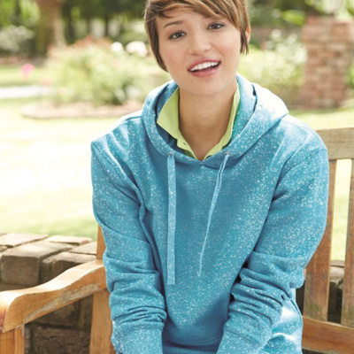 Women’s Glitter French Terry Hooded Sweatshirt Thumbnail
