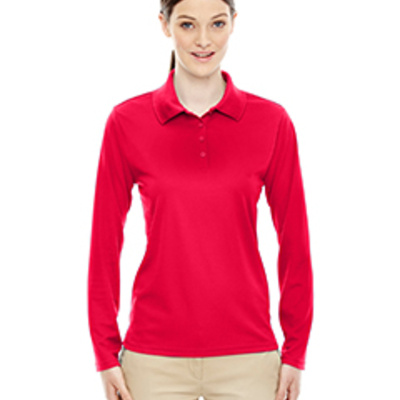 Ladies' Pinnacle Performance Long-Sleeve Piqué Polo Thumbnail