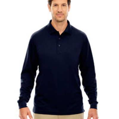 Men's Tall Pinnacle Performance Long-Sleeve Piqué Polo Thumbnail