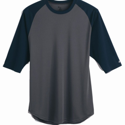 Men's B-Core Three-Quarter Sleeve Baseball T-Shirt Thumbnail