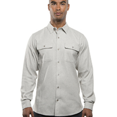 Men's Solid Flannel Shirt Thumbnail