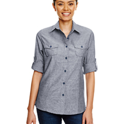 Ladies' Chambray Woven Shirt Thumbnail