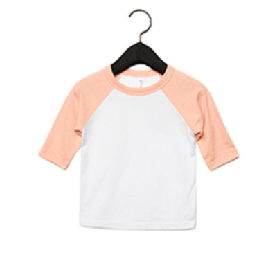 Toddler Three-Quarter Sleeve Baseball T-Shirt Thumbnail