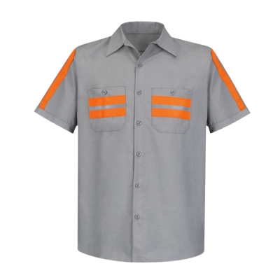 Men's Enhanced Visibility Industrial Work Shirt Thumbnail