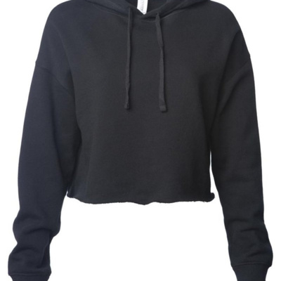 Women’s Lightweight Crop Hooded Sweatshirt Thumbnail