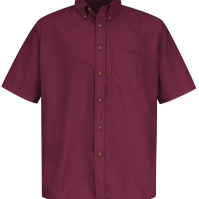 Men's Tall Poplin Short Sleeve Dress Shirt Thumbnail