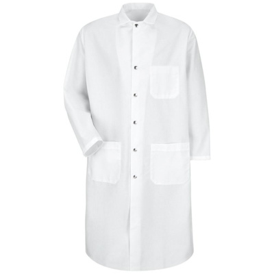 Men's Snap-Front Spun Polyester Butcher Coat Thumbnail