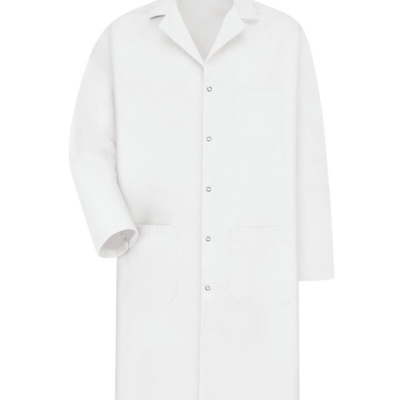 Unisex Tall Gripper Front Lab Coat Thumbnail