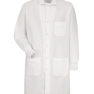 Unisex Poplin Specialized Cuffed Lab Coat Thumbnail