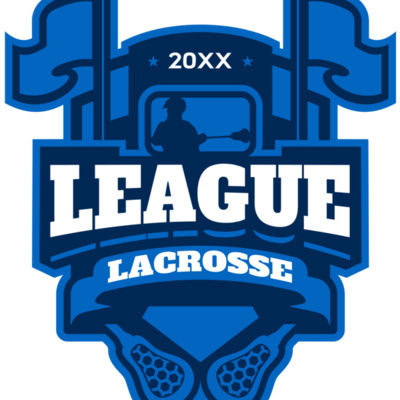 League Lacrosse Logo Template Thumbnail