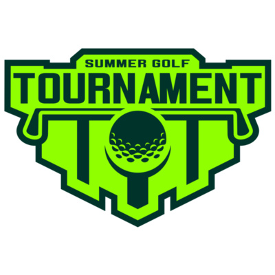 Tournament Summer golf logo template Thumbnail