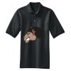 Heavyweight Cotton Pique Polo with Pocket Thumbnail