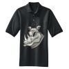 Heavyweight Cotton Pique Polo with Pocket Thumbnail