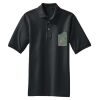 Heavyweight Cotton Pique Polo with Pocket Thumbnail