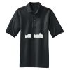 Heavyweight Cotton Pique Polo with Pocket Thumbnail