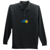 Long Sleeve Silk Touch Polo with Pocket Thumbnail