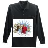 Long Sleeve Silk Touch Polo with Pocket Thumbnail