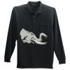 Long Sleeve Silk Touch Polo with Pocket Thumbnail