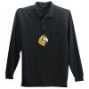 Long Sleeve Silk Touch Polo with Pocket Thumbnail