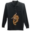 Long Sleeve Silk Touch Polo with Pocket Thumbnail