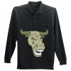 Long Sleeve Silk Touch Polo with Pocket Thumbnail