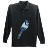 Long Sleeve Silk Touch Polo with Pocket Thumbnail