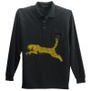 Long Sleeve Silk Touch Polo with Pocket Thumbnail