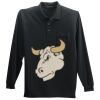 Long Sleeve Silk Touch Polo with Pocket Thumbnail