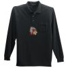 Long Sleeve Silk Touch Polo with Pocket Thumbnail