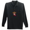 Long Sleeve Silk Touch Polo with Pocket Thumbnail