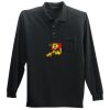 Long Sleeve Silk Touch Polo with Pocket Thumbnail