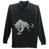 Long Sleeve Silk Touch Polo with Pocket Thumbnail