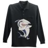Long Sleeve Silk Touch Polo with Pocket Thumbnail