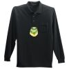 Long Sleeve Silk Touch Polo with Pocket Thumbnail