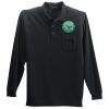 Long Sleeve Silk Touch Polo with Pocket Thumbnail