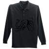 Long Sleeve Silk Touch Polo with Pocket Thumbnail