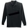 Long Sleeve Silk Touch Polo with Pocket Thumbnail