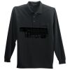 Long Sleeve Silk Touch Polo with Pocket Thumbnail