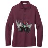 Women's Silk Touch Long Sleeve Polo Thumbnail