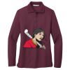 Women's Silk Touch Long Sleeve Polo Thumbnail